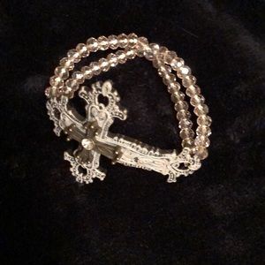 Plunder cross bracelet